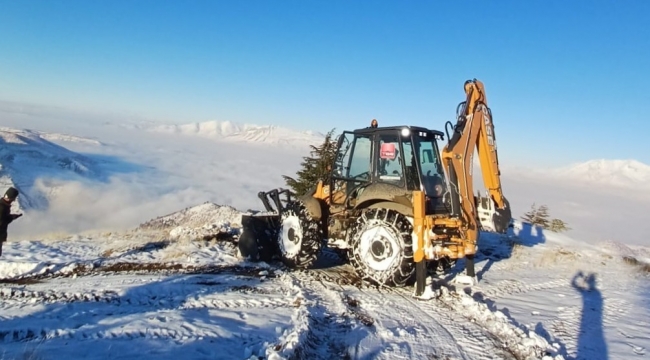 Kahramanmaraş'ta eğitime kar engeli