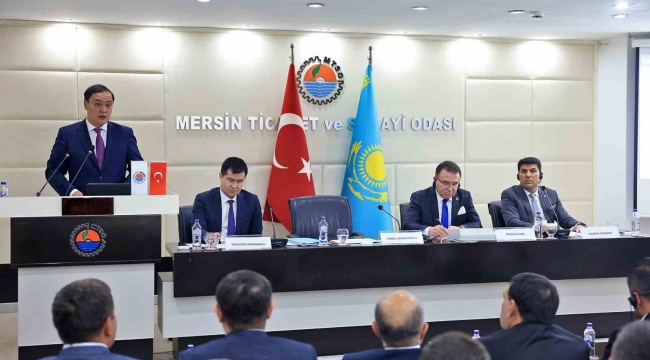 Kazakistan, Mersinli yatırımcılara önemli fırsatlar sunuyor