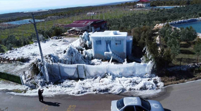 Sibirya değil Mersin: Oluşan manzara buzul çağına götürdü