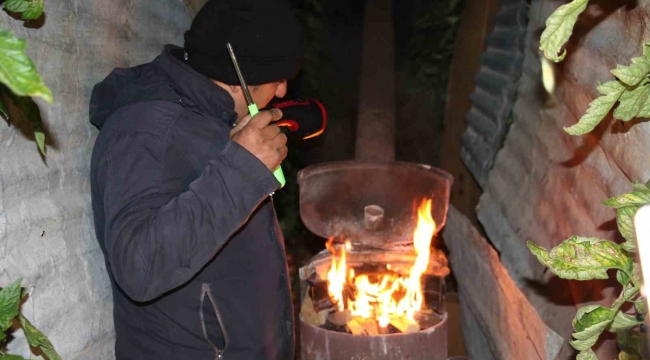 Sobalar yakıldı, zirai don nöbeti başladı