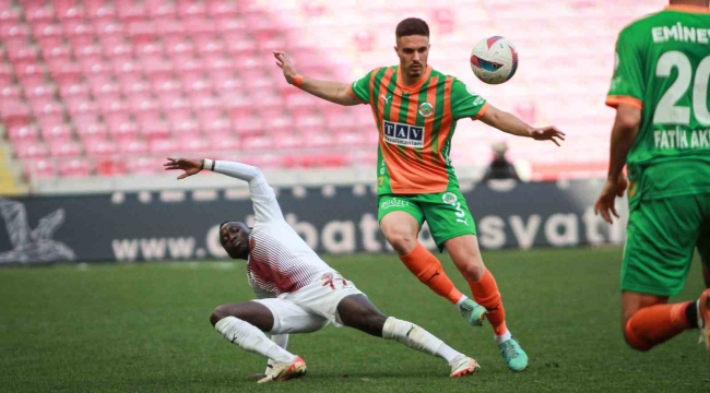 Trendyol Süper Lig: Atakaş Hatayspor: 1 - Corendon Alanyaspor: 0