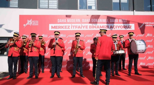 Yeni Merkez İtfaiye Binası'nın açılışı yoğun katılım ve coşkuyla yapıldı