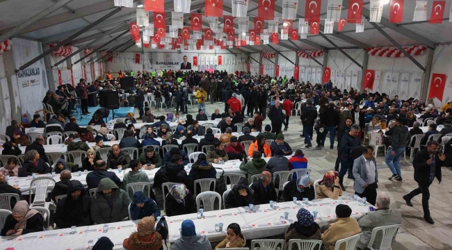 Kahramanmaraş'ta binler gönül sofrasında buluştu