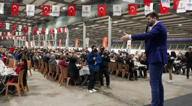 Tarsuslular Ramazan'ın ilk gününde iftar sofrasında buluştu